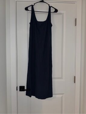Emma’s Closet Black Ribbed Tank Maxi Dress Size Large